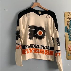 VINTAGE Signed Philadelphia Flyers Longsleeve